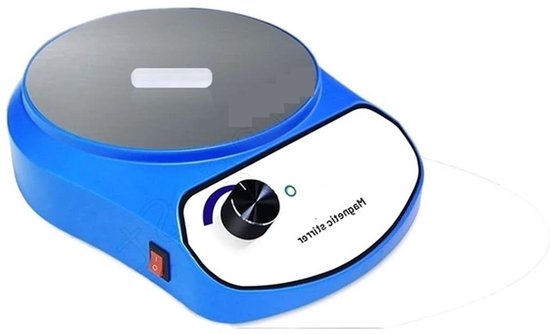 Magnetische Roerder - Magneetroerder Mixer - Vloeistoffen Mengen - Roestvrijstalen Bovenplaat - 5000 ml - Zilver