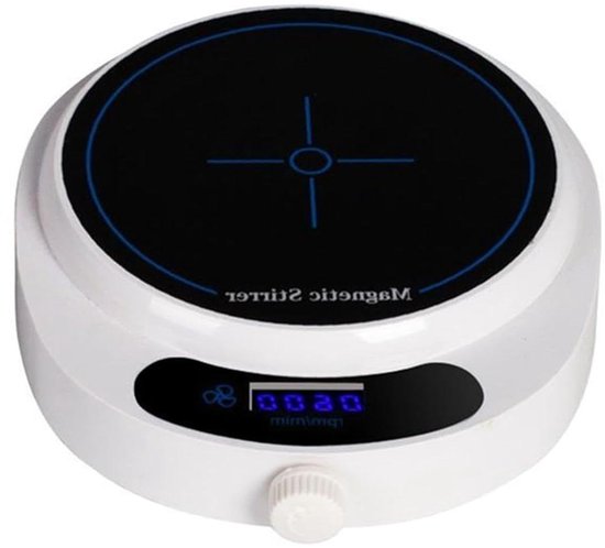 Magnetische Roerder - Mini Lab Shaker - Vloeistoffen Mengen - Digitaal Display - 1000 ml - Wit