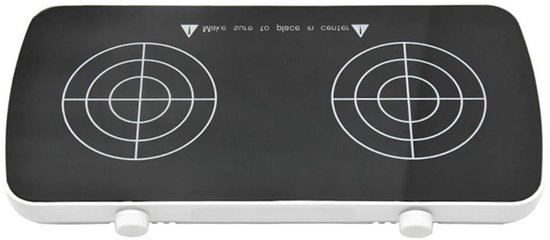 Magnetische Roerder - Mini roerder - Laboratorium mengen - Dubbele werkplaten - 2x 1L - Zwart