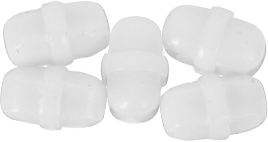 Magnetische Roerder Set - Stirrer Staven - Vloeistoffen Mengen - Hoge Temperatuur Bestendig - 5 Stuks - Wit
