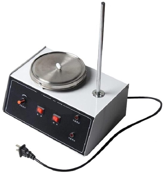 Magnetische Roerder - Verwarmend Roerwerk - Laboratorium Experimenten - Constante Temperatuurregeling - 24x17x14cm - Wit