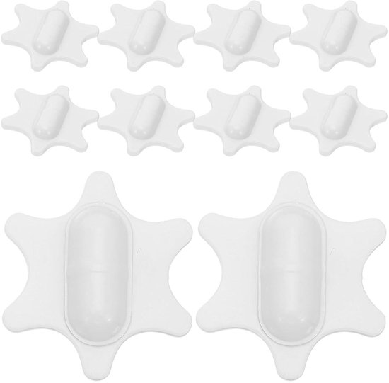 Magnetische Roerstaafjes - Mini Mixer Roer - Laboratorium Experimenten - Consistente Mengprestaties - 3 x 3 x 1 cm - Wit