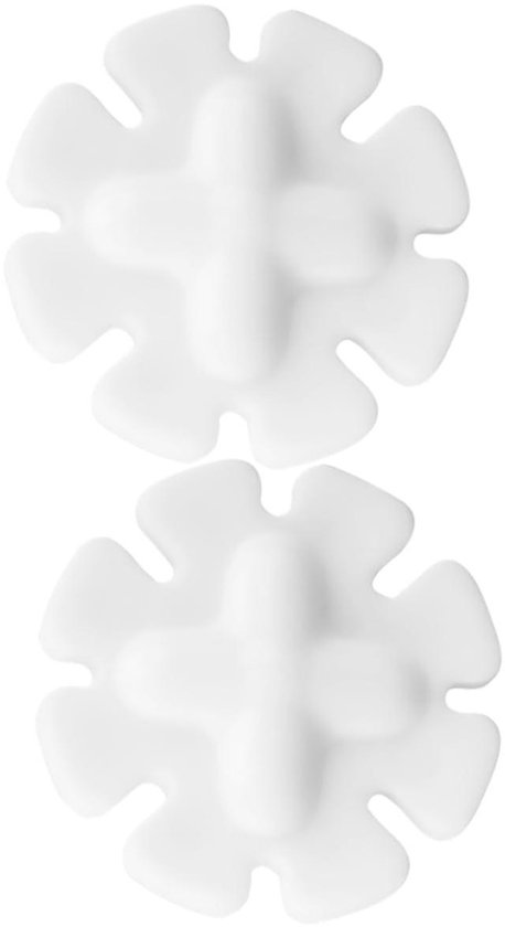 Magnetische Roerstaafjes - Mixer Staafjes - Laboratorium Experimenten - Lichtgewicht en Draagbaar - 4.1 x 4.1 x 0.5 cm - Wit
