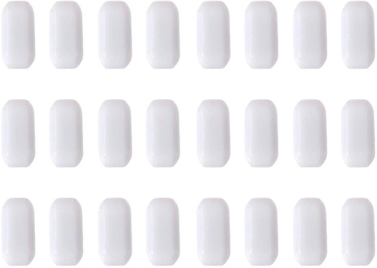 Magnetische Roerstaafjes - Mixer Staafjes - Laboratorium Mengen - PTFE Coating - 75 Stuks - Wit van Merkloos