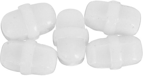 Magnetische Roerstaafjes - Roerstaafjes PTFE - Vloeistoffen Mengen - Hittebestendig - 5 stuks - Wit