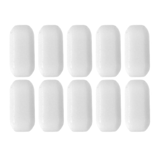 Magnetische Roerstaafjes - Roerstaafjes Set - Vloeistoffen Mengen - Hittebestendig PTFE - 10 Stuks - Wit