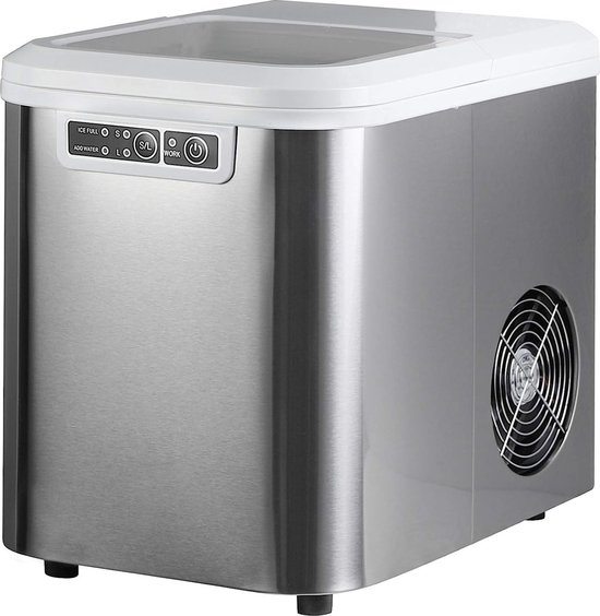 Mara Luxe IJsblokjesmachine - IJsblokjesmaker - 2,2 liter Watertank - Zelfreinigende functie - Ijsmaker - 36 x 25 x 31 cm van Mara Luxe