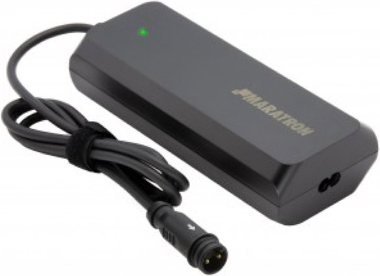 Maratron - Elektrische fietsoplader - 36V - 4A - geschikt voor Qwic Premium Bagagedrager fietsaccu van Mara