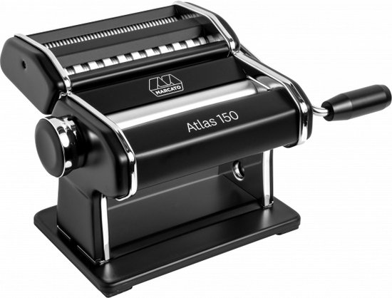 Marcato Atlas 150 Color Pastamachine - Zwart van Marcato