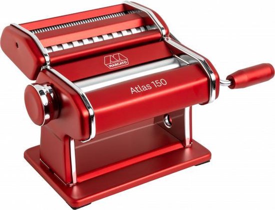 Marcato Atlas 150 Wellness Color Pastamachine - Rood van Marcato