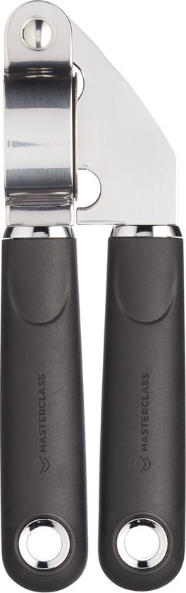 MasterClass Knoflookpers met Soft Grip handvat - Roestvrij Staal 17,5 cm van MasterClass.