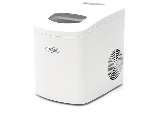 Maxima Ijsblokjesmachine 10-12 Kg/Dag - Holle Ijsblokjes - Luchtgekoeld - Wit