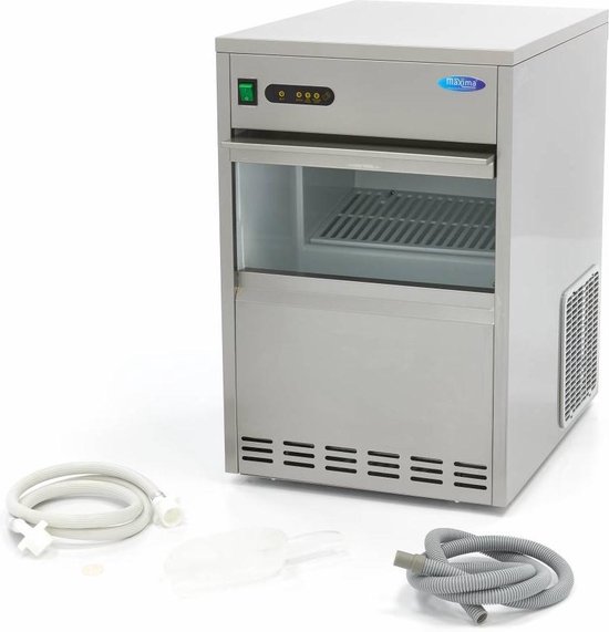 Maxima Ijsblokjesmachine 45 Kg/Dag Holle Ijsblokjes Luchtgekoeld van Maxima