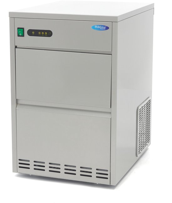 Maxima Ijsblokjesmachine 45 Kg/Dag Holle Ijsblokjes Watergekoeld van Maxima