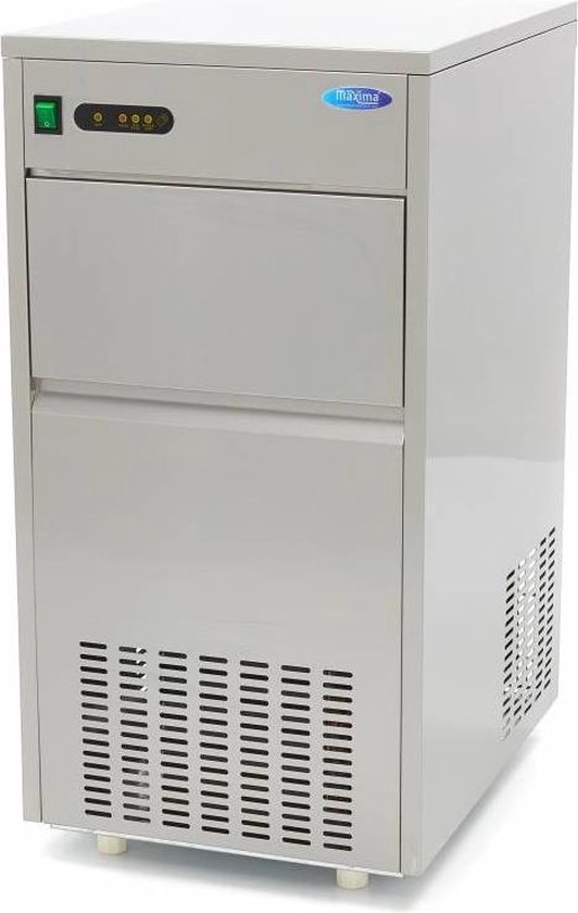 Maxima Ijsblokjesmachine 60 Kg/Dag Holle Ijsblokjes Luchtgekoeld van Maxima