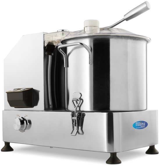 Maxima Keukenmachine / Cutter 9 L - RVS - Professionele Keuken Machine - Hakmachine - 9 liter van Maxima