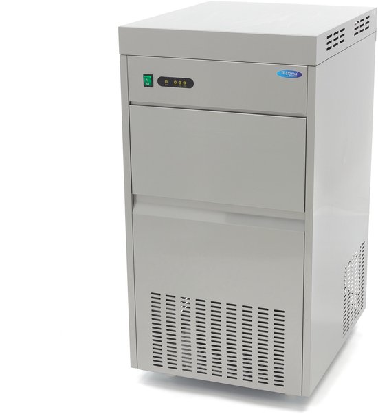 Maxima Schilferijsmachine 130 Kg/24 u Crushed ice Luchtgekoeld IJsblokjesmachine van Merkloos