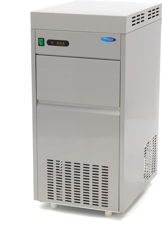Maxima Schilferijsmachine 85 Kg/24 u Crushed ice Luchtgekoeld IJsblokjesmachine van Maxima