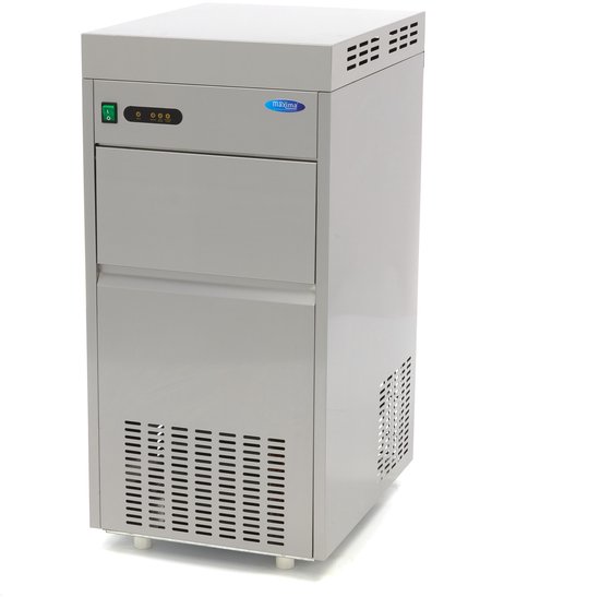Maxima Schilferijsmachine 85 Kg/24 u Crushed ice Watergekoeld IJsblokjesmachine van Merkloos