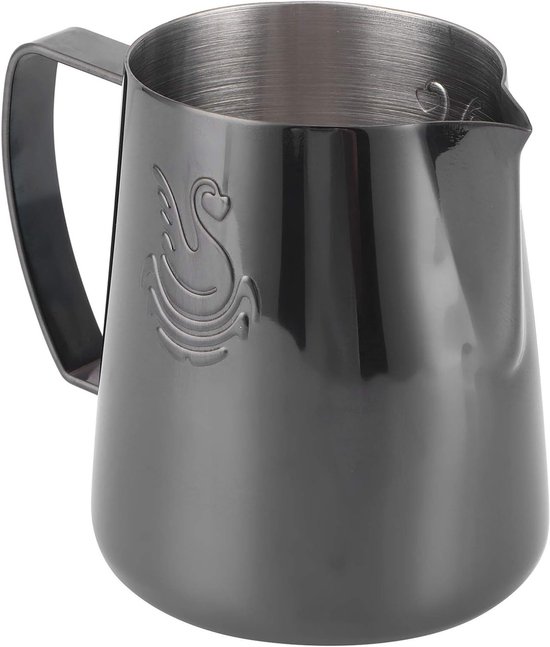 Melkopschuimer voor Cappuccino, 400 ml RVS Melkkannetje voor Perfecte Melkschuim en Koffiecreaties van Merkloos