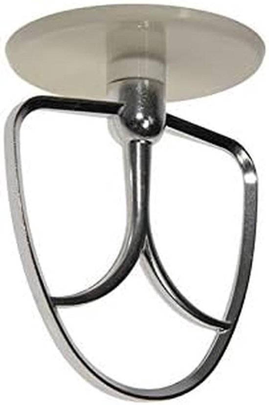 Mengklopper Keukenmachine - Planeetmixer Accessoire - Beslag Maken - Origineel Onderdeel - 19x16 cm - Zwart van Merkloos