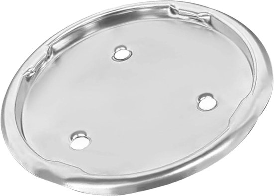 Mengkom Schroef Cover - Mixer Onderdeel - Keukenmachine Reparatie - Roestvrij Staal - 4.2 Inch Diameter - Zilverkleurig