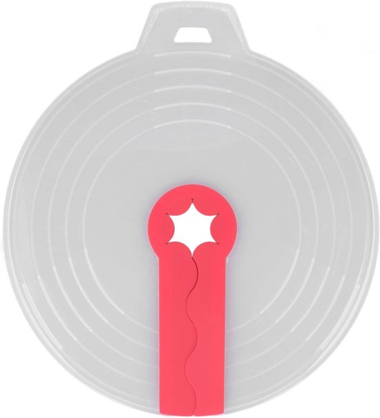 Mengkom Spatdeksel - Keuken Accessoire - Koken en Bakken - Universele Pasvorm - 34 x 31 cm - Transparant
