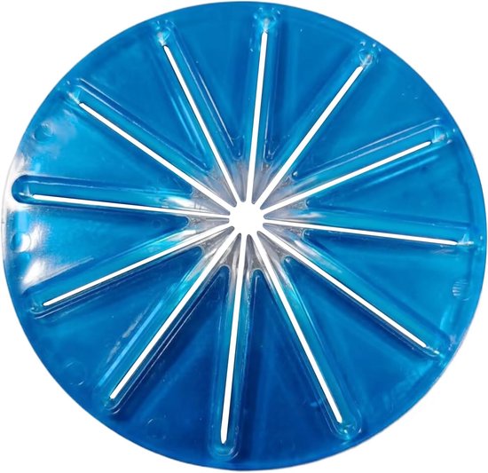 Mengkom Spatscherm - Keukenmachine Accessoire - Schoon Bakken - Voorkomt Morsen - 5.71 Inch Diameter - Blauw van Merkloos