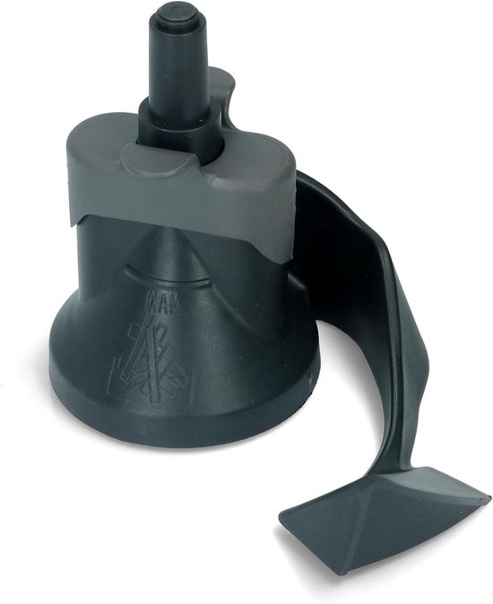 Mengmespeddel met Afdichting - Roerarm Vervanging - Friteuse Onderdeel - Duurzame Vervanging - Compatibel met SS-990596 - Zwart