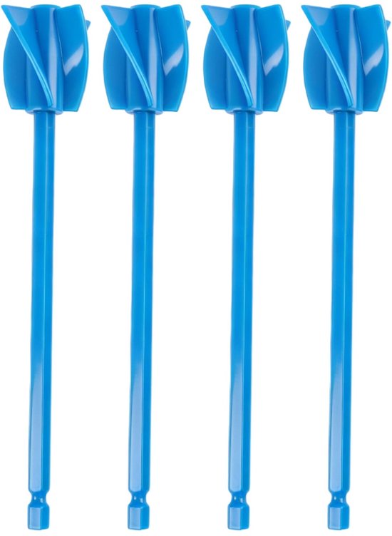Mengstaaf - Siliconen - 1/4 inch - 4 stuks