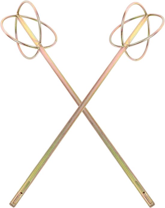 Mengstaaf - Verfmixer Boormachine - Materiaalmengen - Praktische Bevestiging - 49 x 12 x 12 cm - Goud