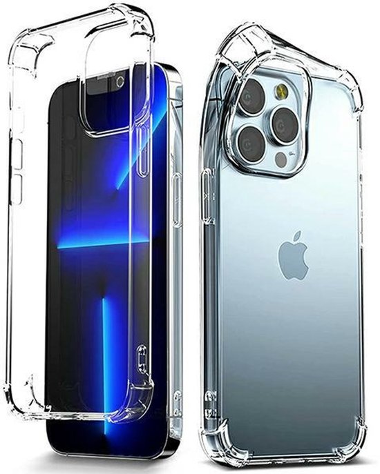 Mercury Bulletproof Serie - Transparant iPhone 14 Pro Max Hoes - Uitzonderlijke Bescherming - Elegante Pasvorm van Merkloos