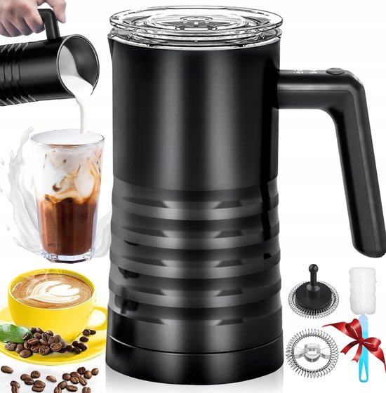 Merkloos Elektrische Melkopschuimer 580ml RVS - Stil & Krachtig