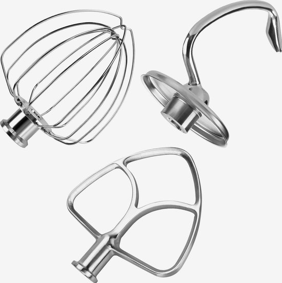 Merkloos Keukenmixer Accessoireset RVS - 3 Delig