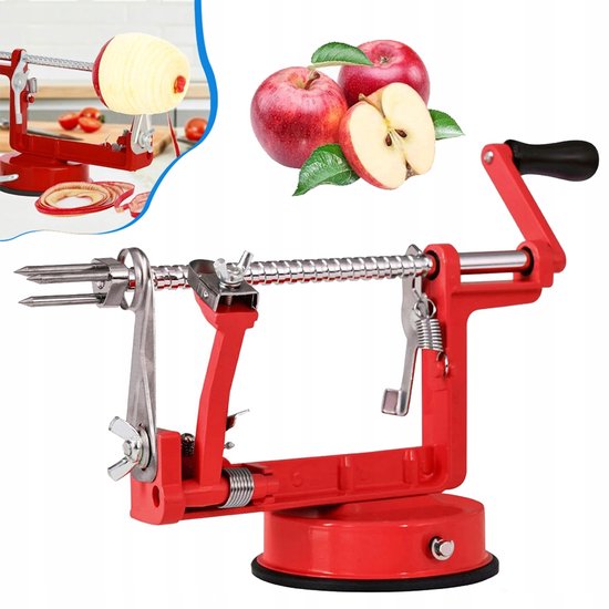 Merkloze Appel-, Peer- en Aardappelsnijder met Zuignap
