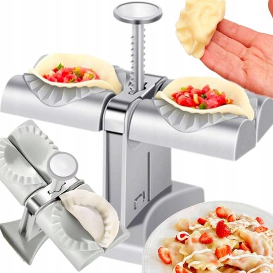 Merkloze Pierogi Maker - Dubbele Vorm voor Gemakkelijk Maken