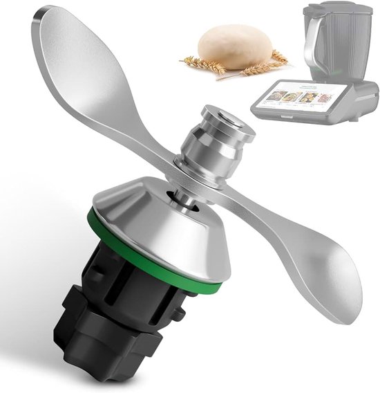 Mes voor Thermomix TM7, TM6, TM5, roestvrij staal deegmes zonder deegresten, mixmes, reserveaccessoires geschikt voor Vorwerk Bimby TM7, TM6, TM5, deegmes, reserveonderdelen voor TM7