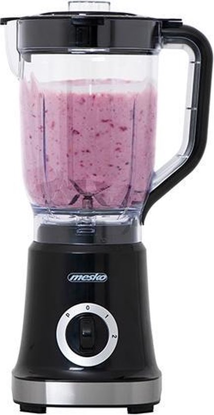 Mesko MS 4079 B - blender 1,8 l - Blender voor op aanrecht - zwart - 1000 W van Mesko