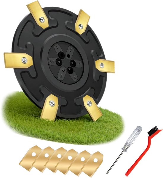Messbord en messen compatibel met Gardena Sileno Minimo robotmaaier (voor Sileno Minimo (met borstel en schroevendraaier))