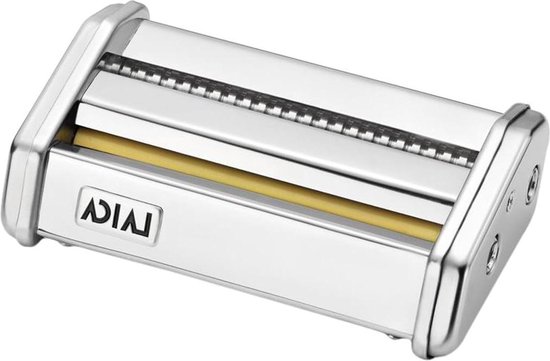 Messsenwals dubbele machine van pasta - aluminium/zilver - 176 x 108 x 52 cm