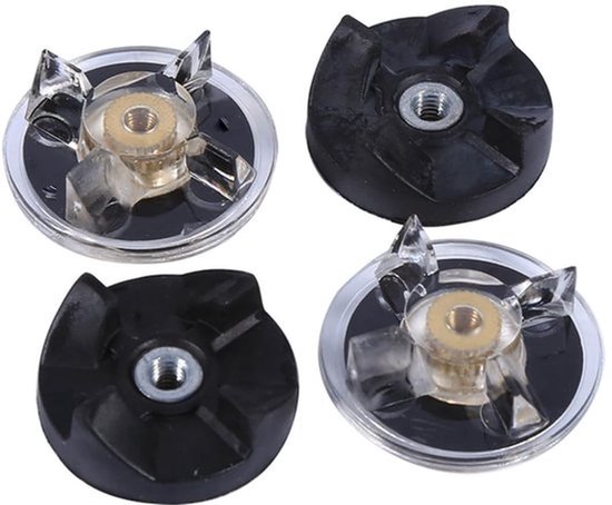 Mesversnelling Vervangen - 2 Basisversnellingen - 2 Rubberen Tandwielen - Voor 250W Sapcentrifuge - Kunststof/Rubber/Metaal - Diameter 3-3,2 cm - Sapcentrifugeonderdelen