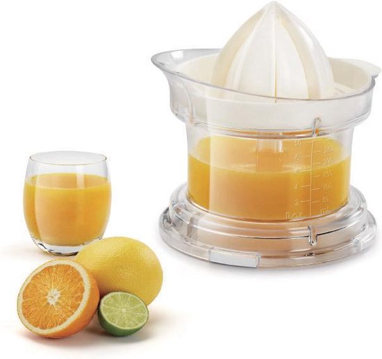 Metaltex - Citrus 2+1 - Sinaasappelpers - Citruspers met 2 verschillende perskegels - Fruitpers - Citroenpers - Handpers van Merkloos