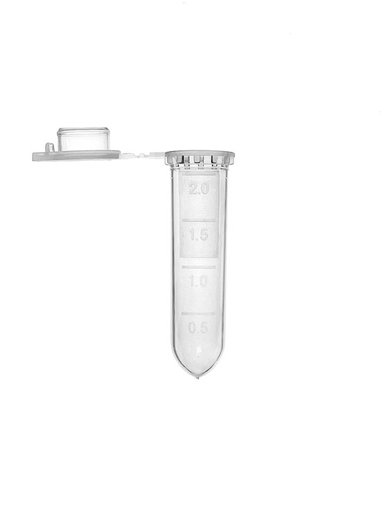 Microcentrifuge Buisjes - Testbuisjes Vials - Laboratorium Werk - Afgestudeerd Snap Sluiting - 2 ml - Helder van Merkloos