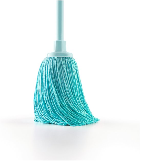 Microvezel dweil van gerecycled materiaal blue dolphine 1 eenheid|Blue dolphine recycled microfiber mop 1 unit|Balai microfibre recyclée blue dolphine 1 unité van Merkloos
