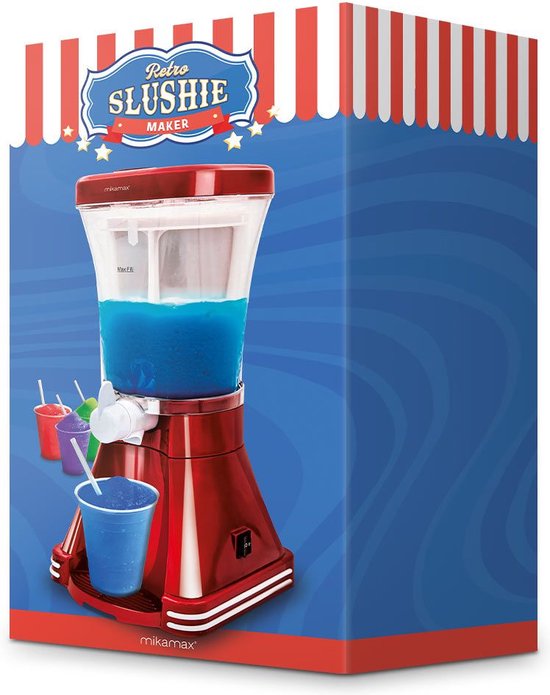 MikaMax Slushiemachine Retro - Slushie maker - Retro Slushie Machine - 20 x 20 x 42,5 van Mikamax