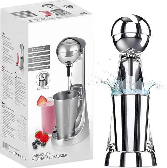 Milkshake Machine - Milkshake Maker 8 in 1 - Milkshake Beker 650ML - 230V - Mixed Super Goed - Makkelijk voor Thuis - 65W van Mi