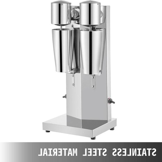 Milkshake Maker - Smoothie Blender - Dranken Bereiden - Stille Motor - 650ml Capaciteit - Zilver