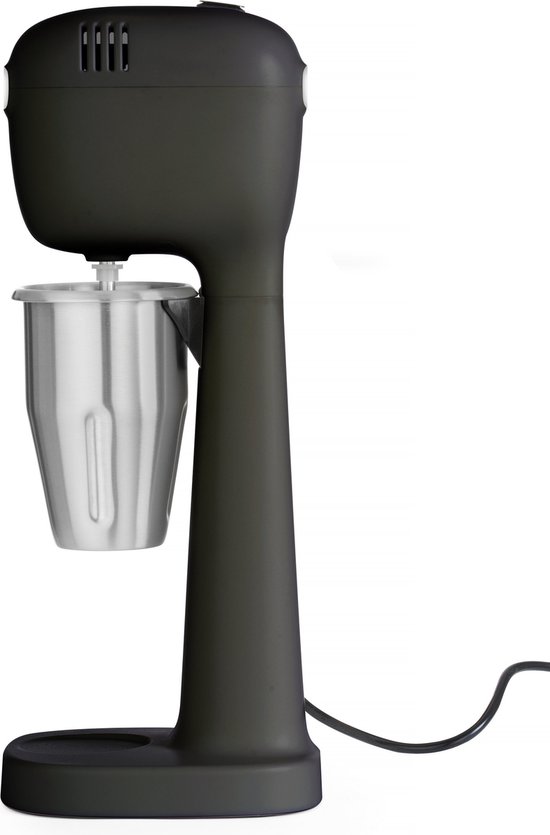 Milkshakemixer BPA-Vrij - Design By Bronwasser - HENDI - Zwart - 230V/400W - 170x196x(H)490mm - HENDI 221495 van Mi