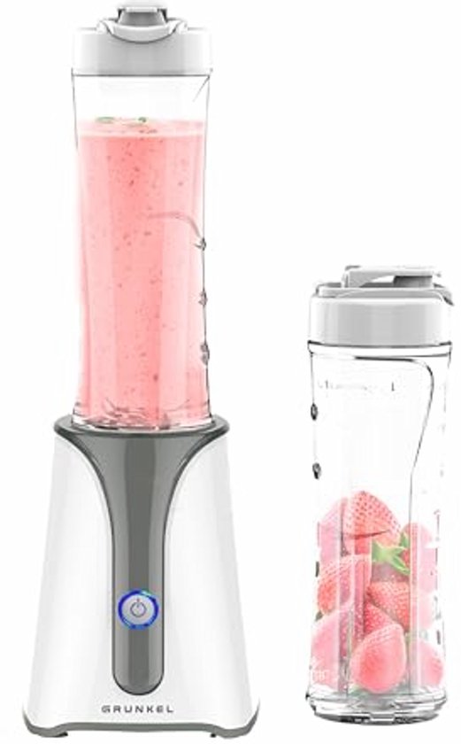 Mini blender 350 W voor smoothies en sauzen met 750 ml kan en 2 draagbare flessen van Domo