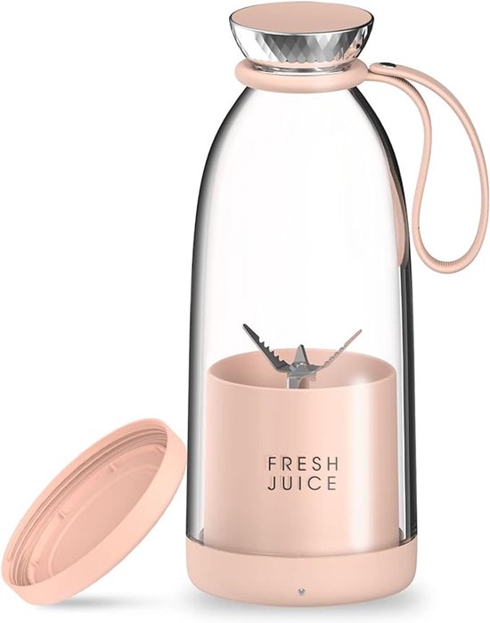 Mini Blender - Blender To Go - Draagbare Blender - Portable Blender - Draadloos - Usb Oplaadbaar - Roze van MINI